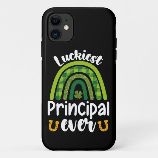 Gelukkigst Directeur Ooit School St. Patrick's Day Case-Mate iPhone Case (Achterkant)