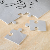 Gelukkigst Howlidays Hond Kerstmis Puzzel Ontwerp (Zijkant)