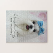 Gelukkigst Howlidays Hond Kerstmis Puzzel Ontwerp (Horizontaal)