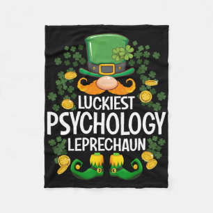 Gelukkigst Psychologie Leprechaun St Patricks Dag Fleece Deken