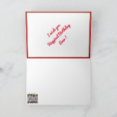 Gelukkigst Verjaardags Motivatiekaart Kaart (Binnen)