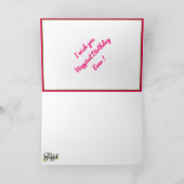 Gelukkigst Verjaardags Motivatiekaart Kaart (Binnen)