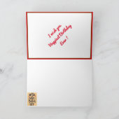 Gelukkigst Verjaardags Motivatiekaart Kaart (Binnen)