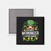 Gelukkigst Vrouwenversierder Kabouter St. Patrick' Magneet (Voorkant / Achterkant)