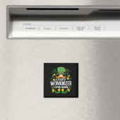 Gelukkigst Vrouwenversierder Kabouter St. Patrick' Magneet (Insitu (Vaatwasser))