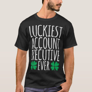 Gelukkigste accountmanager ooit St Patricks Day T-shirt