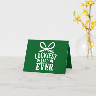 Gelukkigste Dag Ooit St. Patrick's Dag Iers Geluk  Kaart