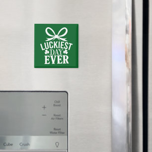 Gelukkigste Dag Ooit St Patricks Dag Iers Geluk  Magneet