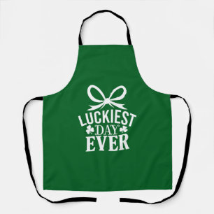 Gelukkigste Dag Ooit St Patricks Dag Iers Geluk  Schort