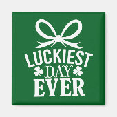 Gelukkigste dag ooit St Patricks Day Irish Lucky Magneet (Voorkant)