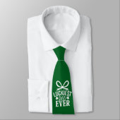 Gelukkigste dag ooit St Patricks Day Irish Lucky Stropdas (Gebonden)