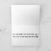 GELUKKIGSTE DAG VAN ONS LEVEN - KAN NIET WACHTEN O KAART (Binnen)