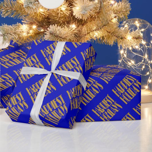 gelukkigste feestdagen cadeaupapier (Feestdagen)