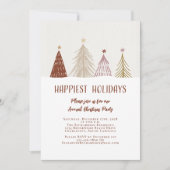 Gelukkigste Feestdagen Elegant Feestelijk Feestfee Kaart (Voorkant)