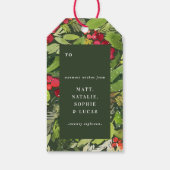 Gelukkigste feestdagen foto cadeaulabel (Achterkant)