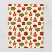 Gelukkigste Feestdagen Retro Kerstfoto Budget (Achterkant)