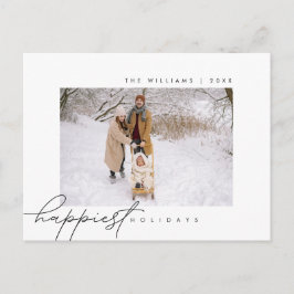 Gelukkigste Feestdagen, vrolijk kerstfeest, famili Briefkaart