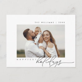 Gelukkigste Feestdagen, vrolijk kerstfeest, famili Briefkaart