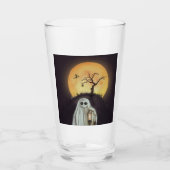 Gelukkigste Halloween bier mok Glas (Voorkant)