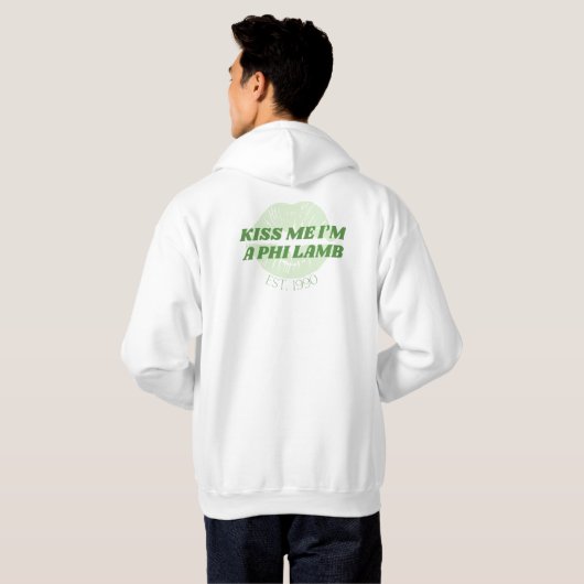 gelukkigste lam hoodie (Achterkant volledig)