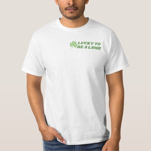 gelukkigste lam t-shirt (Voorkant)