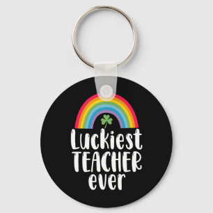 Gelukkigste Leraar Ooit School Cadeau St. Patrick' Sleutelhanger