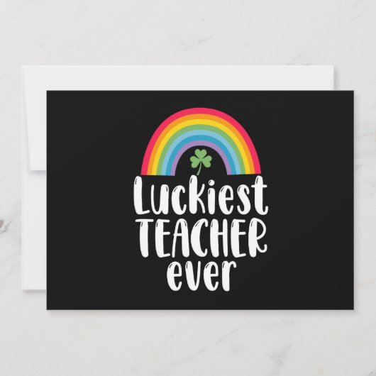 Gelukkigste leraar ooit schoolcadeau St. Patricksd Kaart (Voorkant)