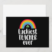 Gelukkigste leraar ooit schoolcadeau St. Patricksd Kaart (Voorkant / Achterkant)