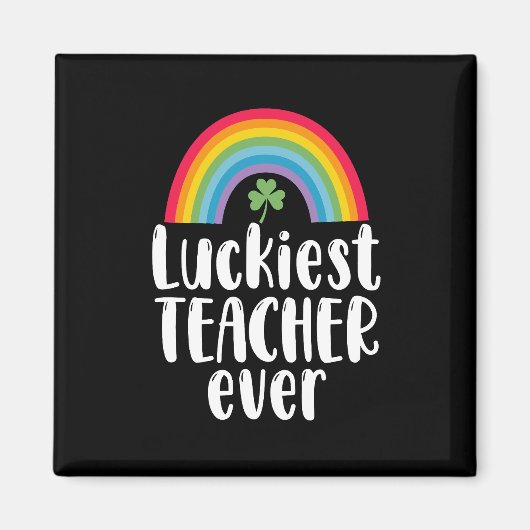 Gelukkigste leraar ooit schoolcadeau St. Patricksd Magneet (Voorkant)