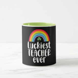 Gelukkigste leraar ooit schoolcadeau St. Patricksd Mok