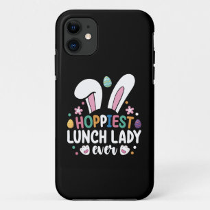 Gelukkigste Lunchdame School Paashaas Eieren Case-Mate iPhone Case