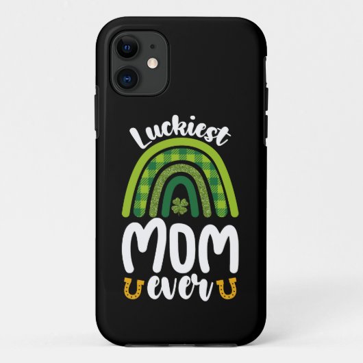 Gelukkigste mam ooit familie St Patrick's Day Case-Mate iPhone Case (Achterkant)