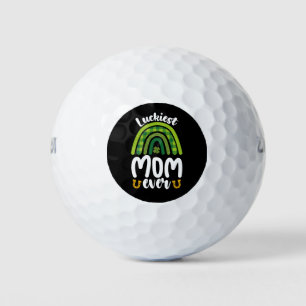 Gelukkigste mam ooit familie St Patrick's Day Golfballen