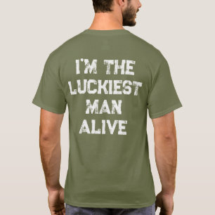 Gelukkigste Man Ter Wereld T-shirt