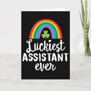 Gelukkigste moment ooit St. Patrick Dag Shamrocks Kaart