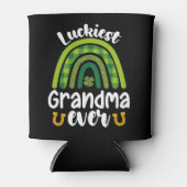 Gelukkigste oma ooit familie St Patrick's Day Blikjeskoeler (Voorkant)