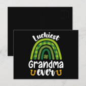 Gelukkigste oma ooit familie St Patrick's Day Briefkaart (Voorkant / Achterkant)
