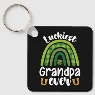 Gelukkigste opa ooit Familie St. Patrick's Dag Sleutelhanger