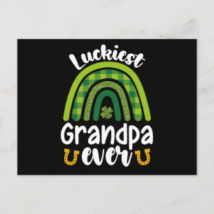 Gelukkigste opa ooit familie St Patrick's Day Briefkaart