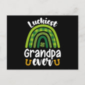 Gelukkigste opa ooit familie St Patrick's Day Briefkaart (Voorkant)