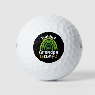 Gelukkigste opa ooit familie St Patrick's Day Golfballen