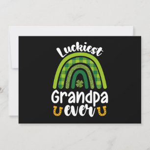 Gelukkigste opa ooit familie St Patrick's Day Kaart