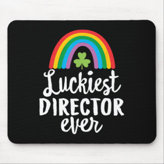 Gelukkigste regisseur ooit St Patrick Day Shamrock Muismat