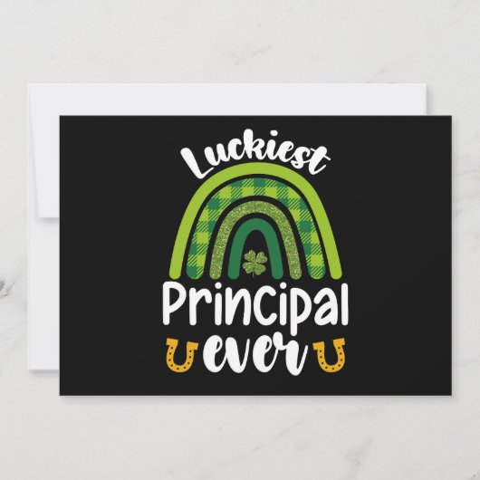 Gelukkigste schoolhoofd ooit St Patrick's Day Kaart (Voorkant)