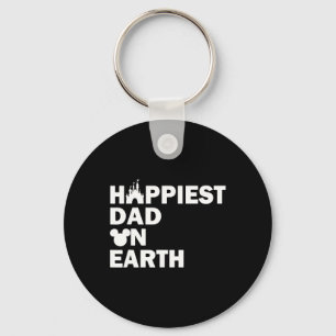 Gelukkigste vader op aarde Grappige papa papa gelu Sleutelhanger