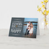Gelukkigste Vaderdag! Kaart (Gele Bloem)