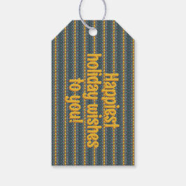 Gelukkigste vakantie cadeau Labels Cadeaulabel