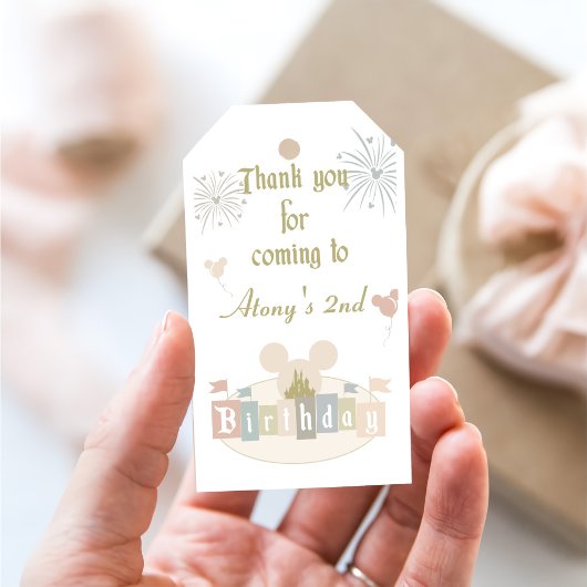 Gelukkigste verjaardag op aarde - Magische verjaar Cadeaulabel