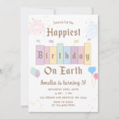 Gelukkigste verjaardag op aarde - Magische verjaar Kaart (Voorkant)
