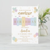 Gelukkigste verjaardag op aarde - Magische verjaar Kaart (Staand voorkant)